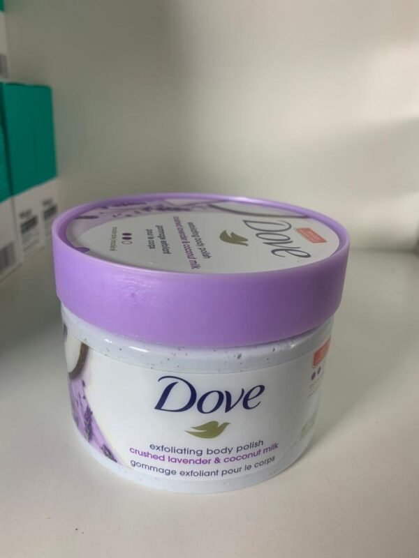 Dove body scrub