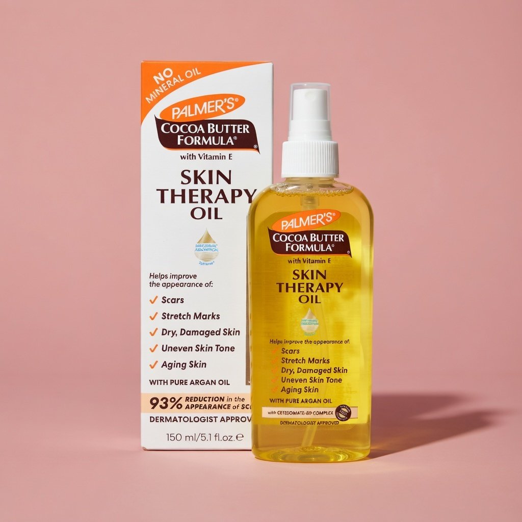 Palmer's Cocoa Butter Formula Skin Therapy Oil 150ml – With Vitamin E & Cetesomate-E