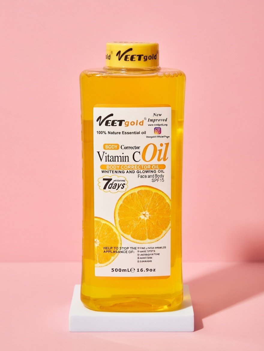 Veetgold Vitamin C 1000mg Gluta White Oil – Intensive Brightening & Spot Corrector