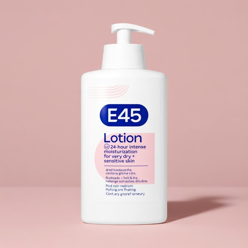 E45 Daily Moisturizing Body Lotion 500ml – Fragrance-Free for Sensitive Skin