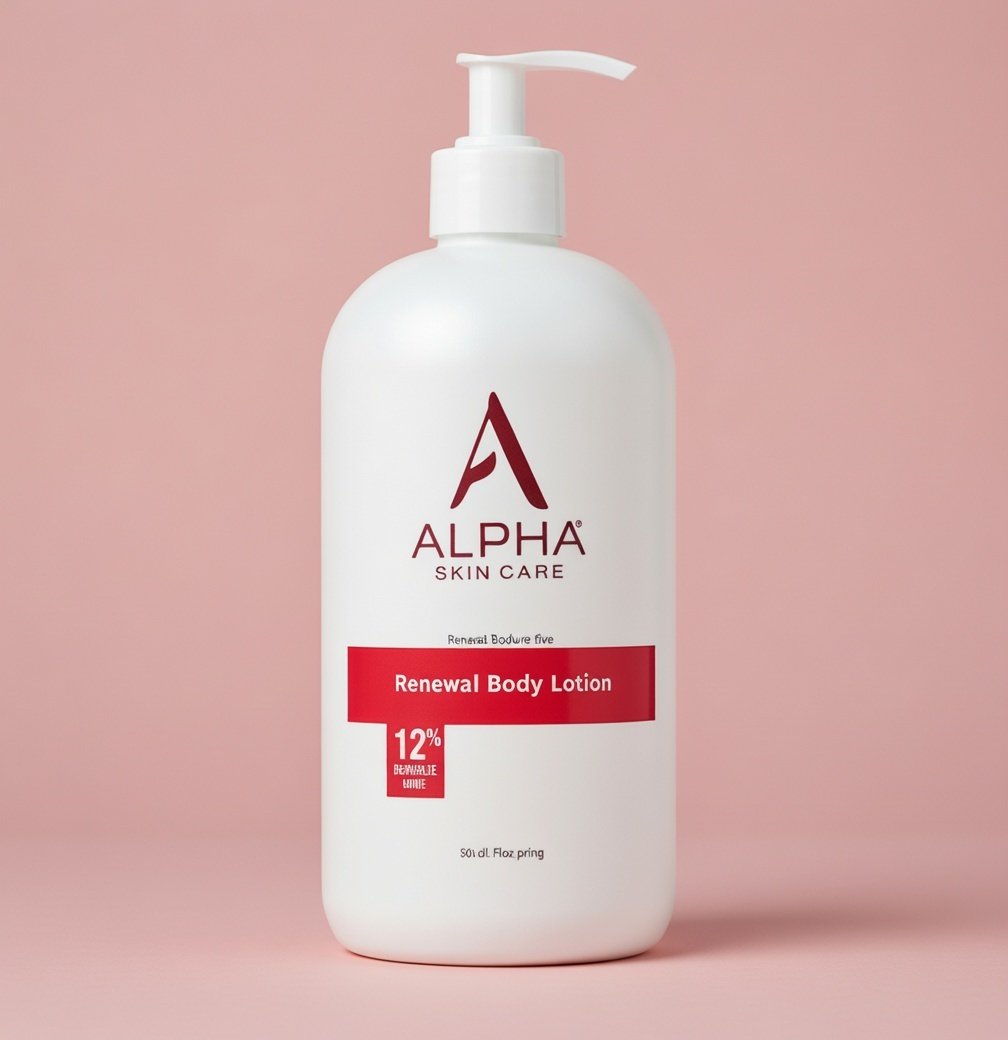 Alpha Skin Care Renewal Body Lotion – 12% Glycolic AHA (Anti-Aging & Smoothing)