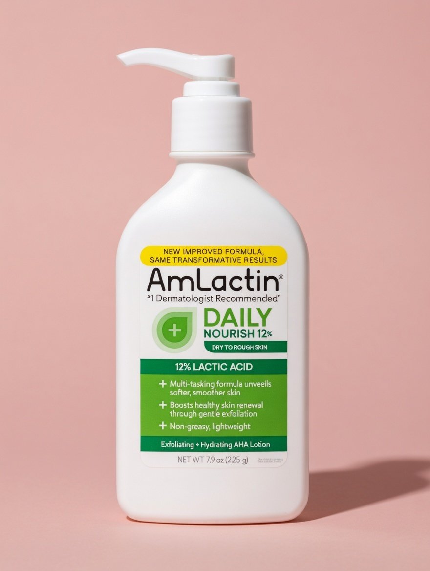 AmLactin Daily Nourish 12% Lactic Acid Moisturizing Body Lotion 225g/400ml
