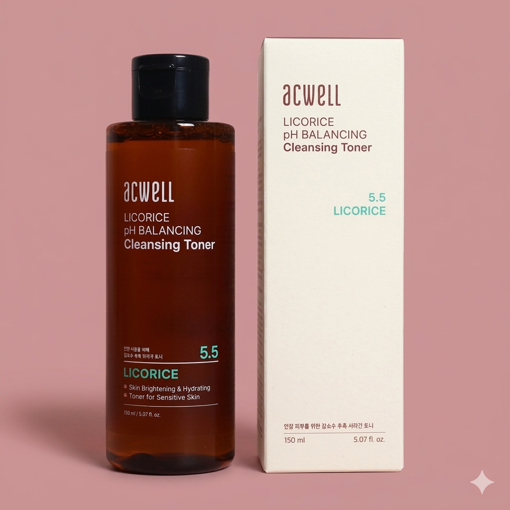 Acwell Licorice pH Balancing Cleansing Toner 150ml – Brightening & Deep Cleaning