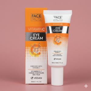 Face Facts Vitamin C Eye Cream 15ml – Brightening & Anti-Fatigue Formula