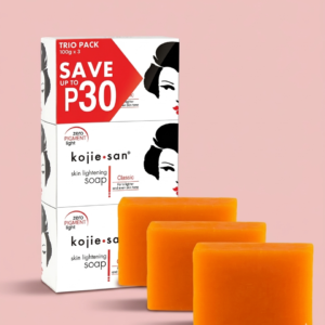 Kojie San Skin Lightening Soap 3-in-1 Pack (3 x 65g) – Original Kojic Acid