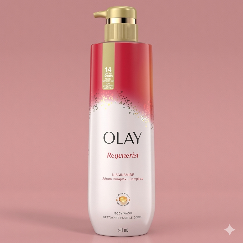 Olay Nourishing & Hydrating Body Wash with Vitamin B3 (Niacinamide) 530ml