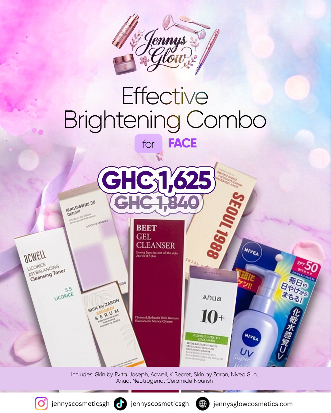 Effective Brightening Combo (Face)