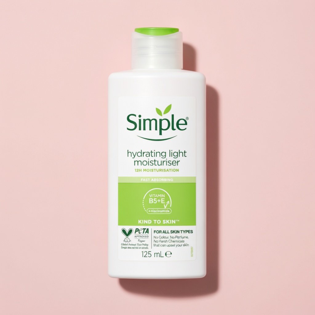 Simple Hydrating Light Moisturiser 125ml Jennysglow Ghana