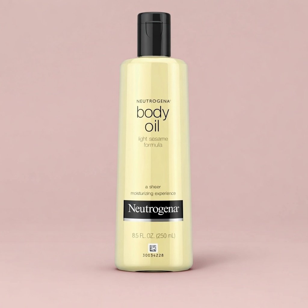 Neutrogena Body Oil Light Sesame Formula 250ml – Sheer Hydration for Glowing Skin