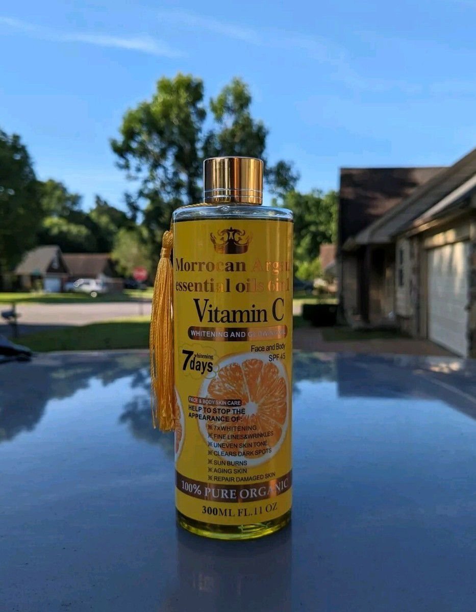 Moroccan Argan Oil with Vitamin C – Brightening & Age-Defying Body Oil 100ml