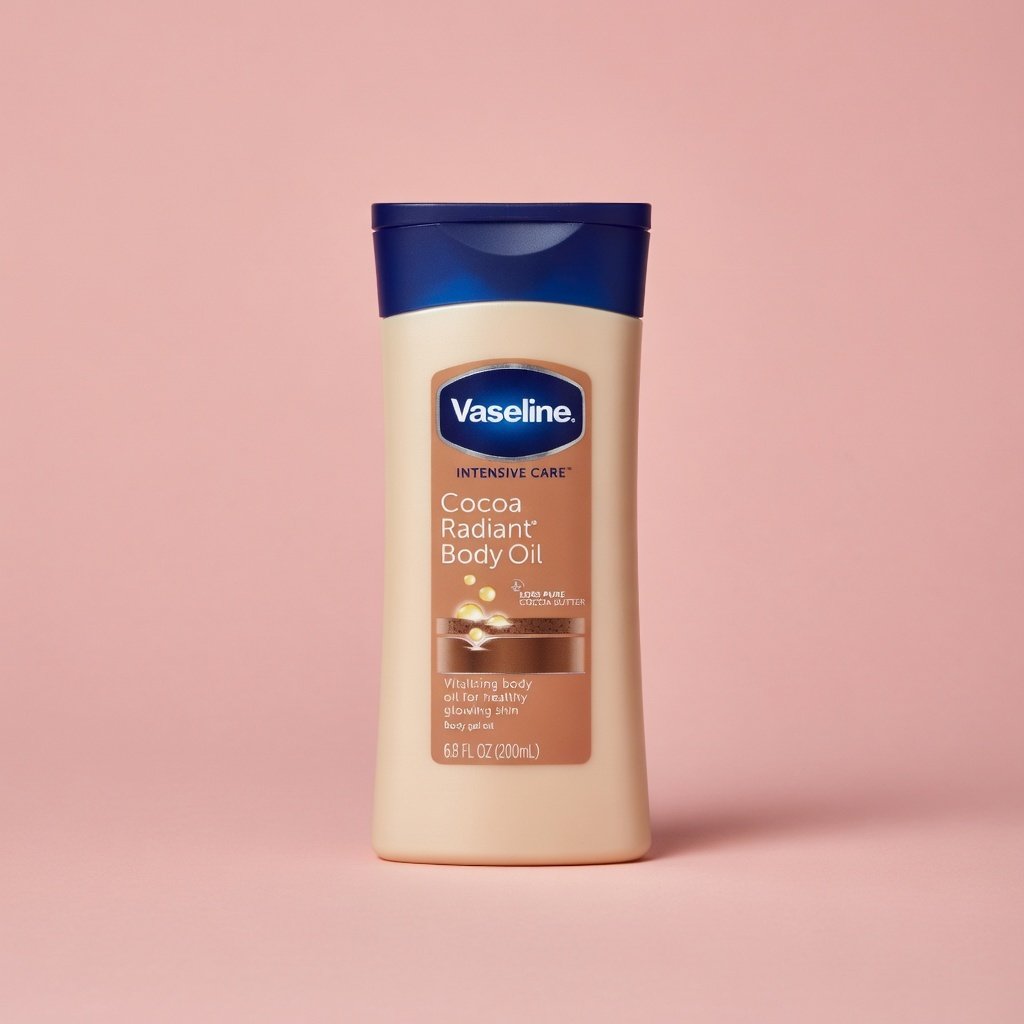 Vaseline Intensive Care Cocoa Radiant Body Oil 200ml – With 100% Pure Cocoa Butter