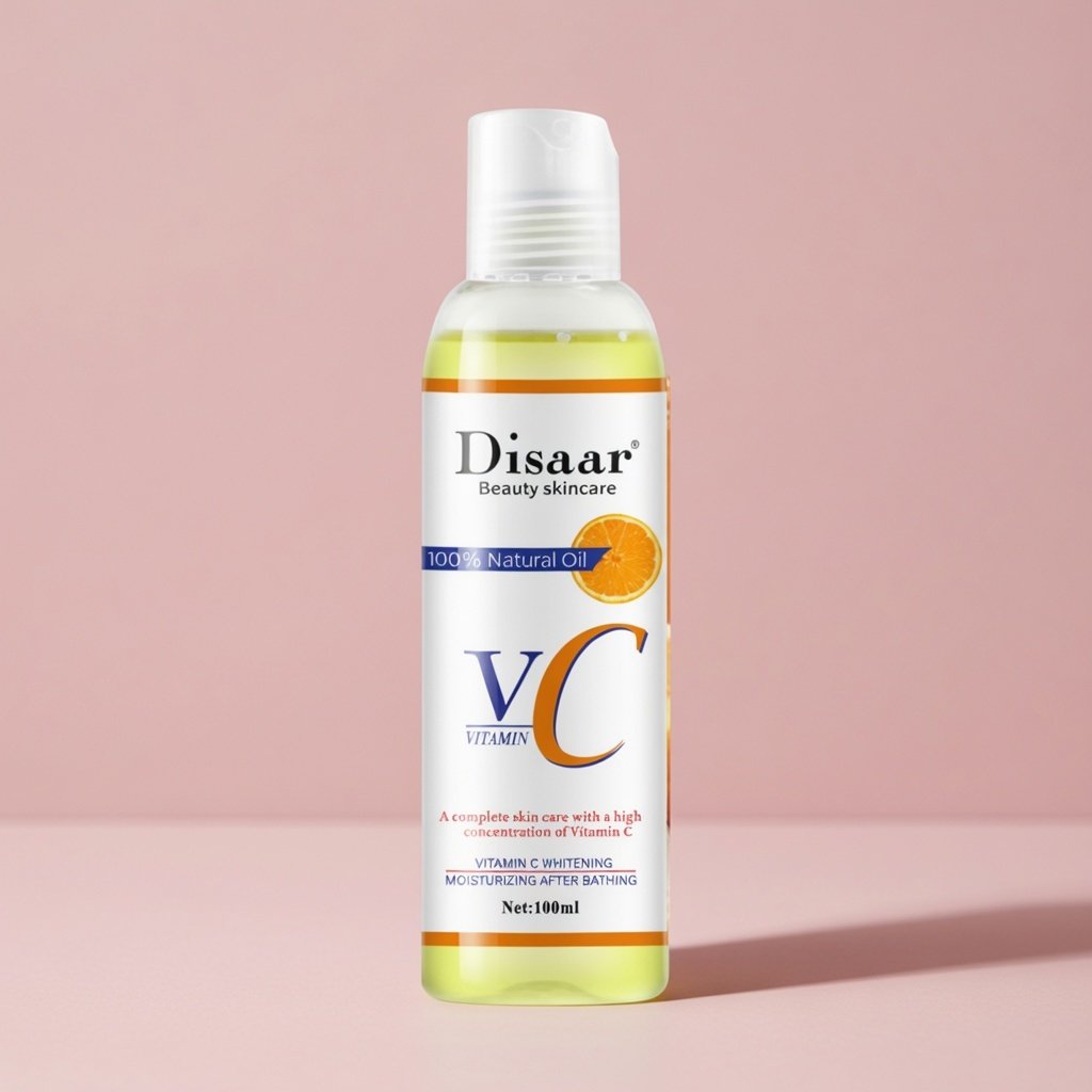 Disaar Vitamin C Oil 100ml – Brightening & Moisturizing Body & Face Oil