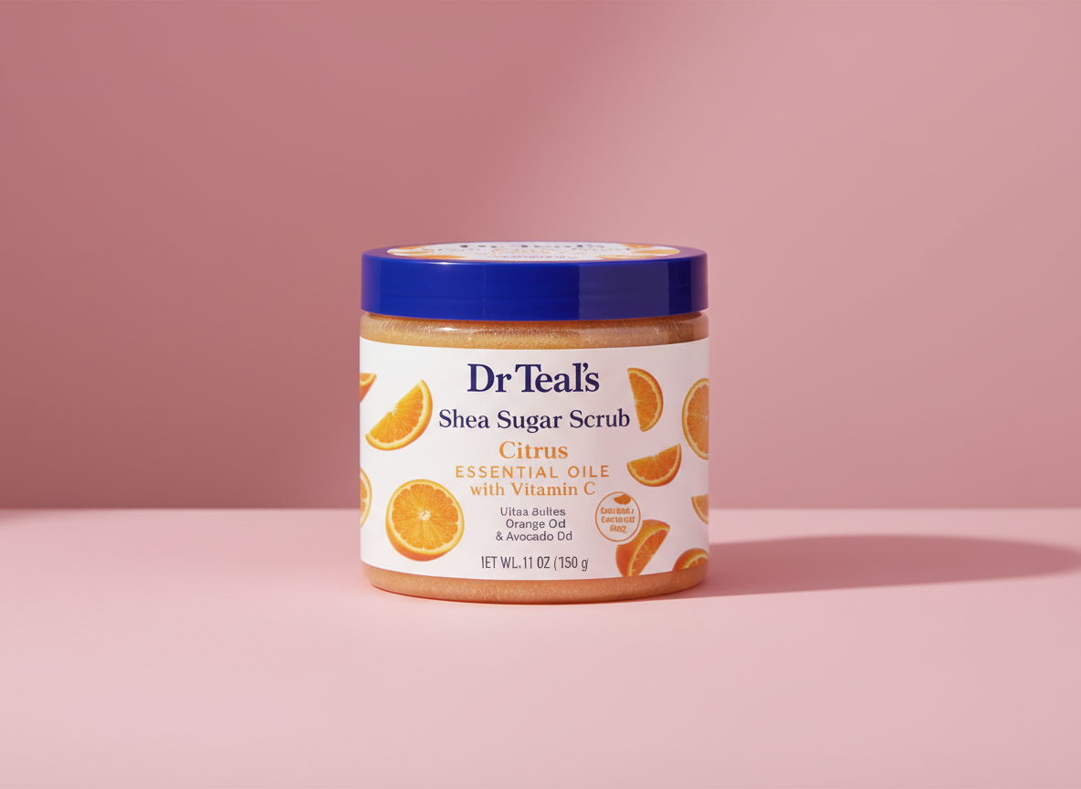 Dr Teal’s Exfoliating Epsom Salt Body Scrub 454g – Essential Oils & Shea Butter