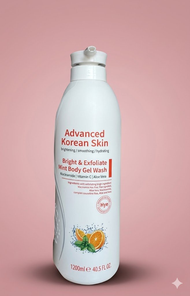 Advanced Korean Super Whitening & Milky Repair Body Wash (White) 500ml